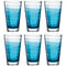 Trinkglas VARIO STRUTTURA 280 ml blau 6er-Set