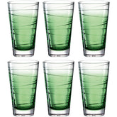 Trinkglas VARIO STRUTTURA  280 ml grün 6er-Set