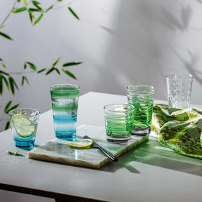 Trinkglas VARIO STRUTTURA  280 ml grün 6er-Set
