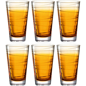Trinkglas VARIO STRUTTURA 280 ml orange 6er-Set
