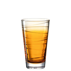 Trinkglas VARIO STRUTTURA 6er-Set 280 ml orange