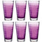 Trinkglas VARIO STRUTTURA  280 ml violett 6er-Set
