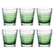 Trinkglas VARIO STRUTTURA  250 ml grün 6er-Set