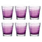 Trinkglas VARIO STRUTTURA  250 ml violett 6er-Set