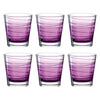 Trinkglas VARIO STRUTTURA  250 ml violett 6er-Set
