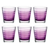 Trinkglas VARIO STRUTTURA  250 ml violett 6er-Set