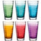 Trinkglas VARIO STRUTTURA  280 ml Farbverlauf 6er-Set