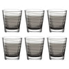 Trinkglas VARIO STRUTTURA 250 ml anthrazit  6er-Set