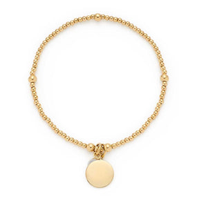 Armband DEBBY gold mit persönlicher Gravur