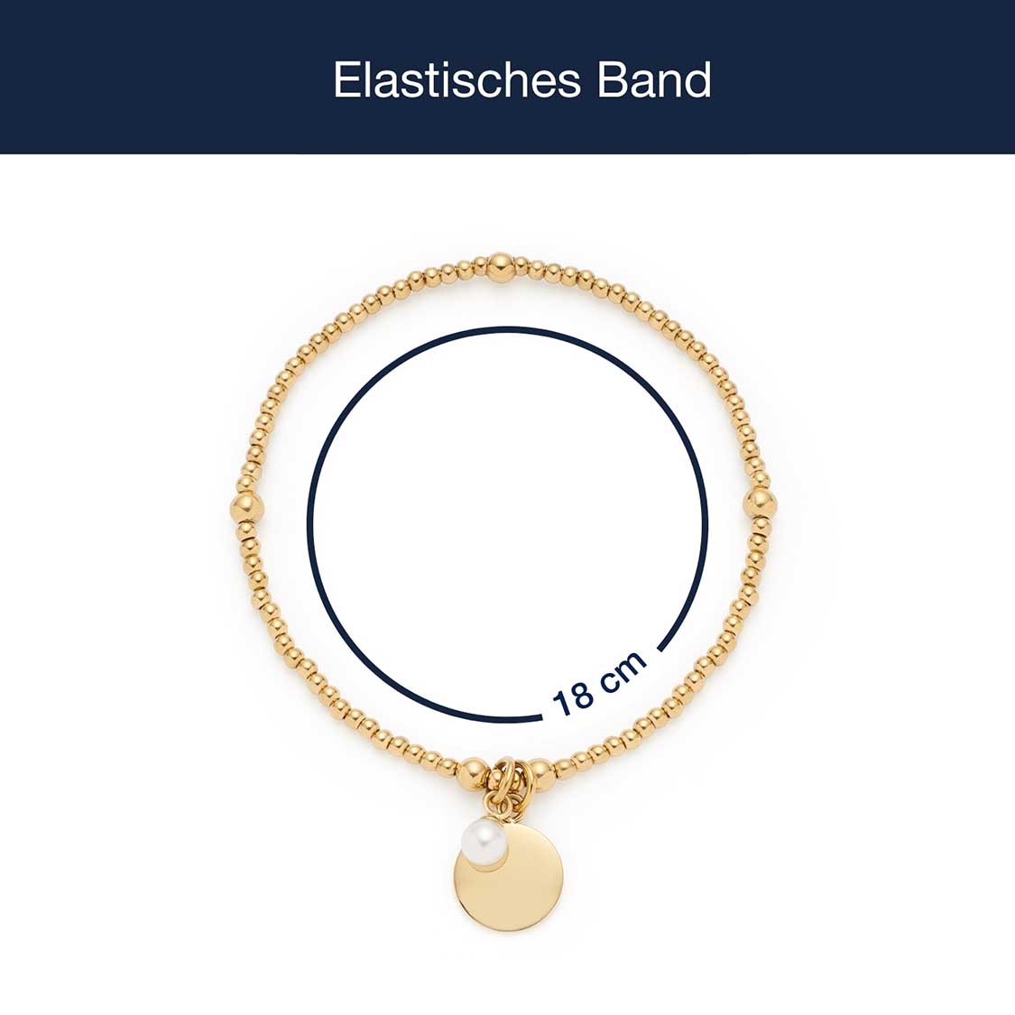 Armband DEBBY gold mit persönlicher Gravur