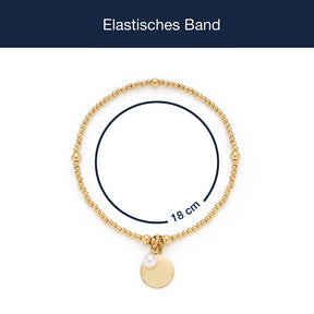 Armband DEBBY gold mit persönlicher Gravur