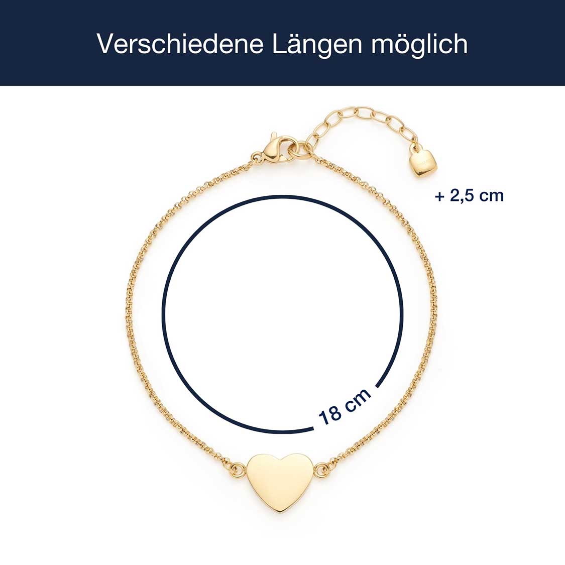 Armband KELLY gold mit persönlicher Gravur