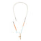 Halskette SOLERA 80 cm gold blau