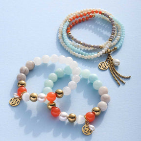 Armband SOLERA gold blau
