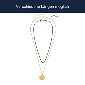 Massangaben zu Halskette ANGEL 80 cm gold