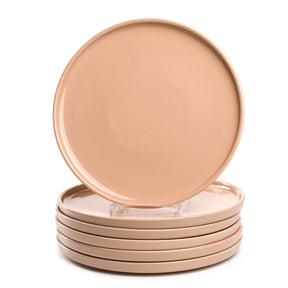 Keramikteller ROMA 27 cm apricot 6er-Set