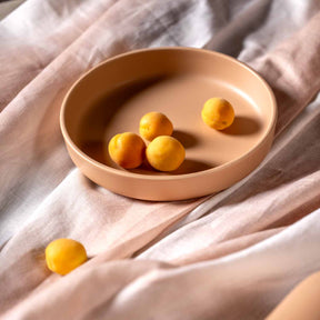 Keramikteller ROMA 20 cm apricot tief 6er-Set