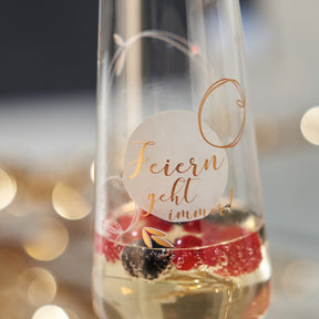 Sektglas PRESENTE 280 ml 'Feiern' 2er-Set