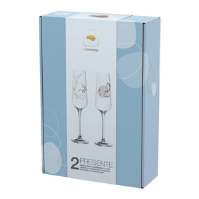 Sektglas PRESENTE 280 ml 'Feiern' 2er-Set