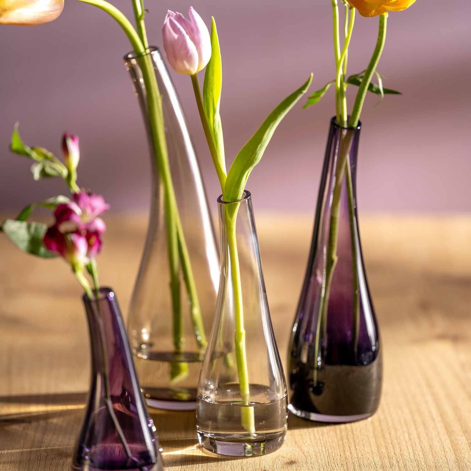 Vase 25 violett LUMINOSA