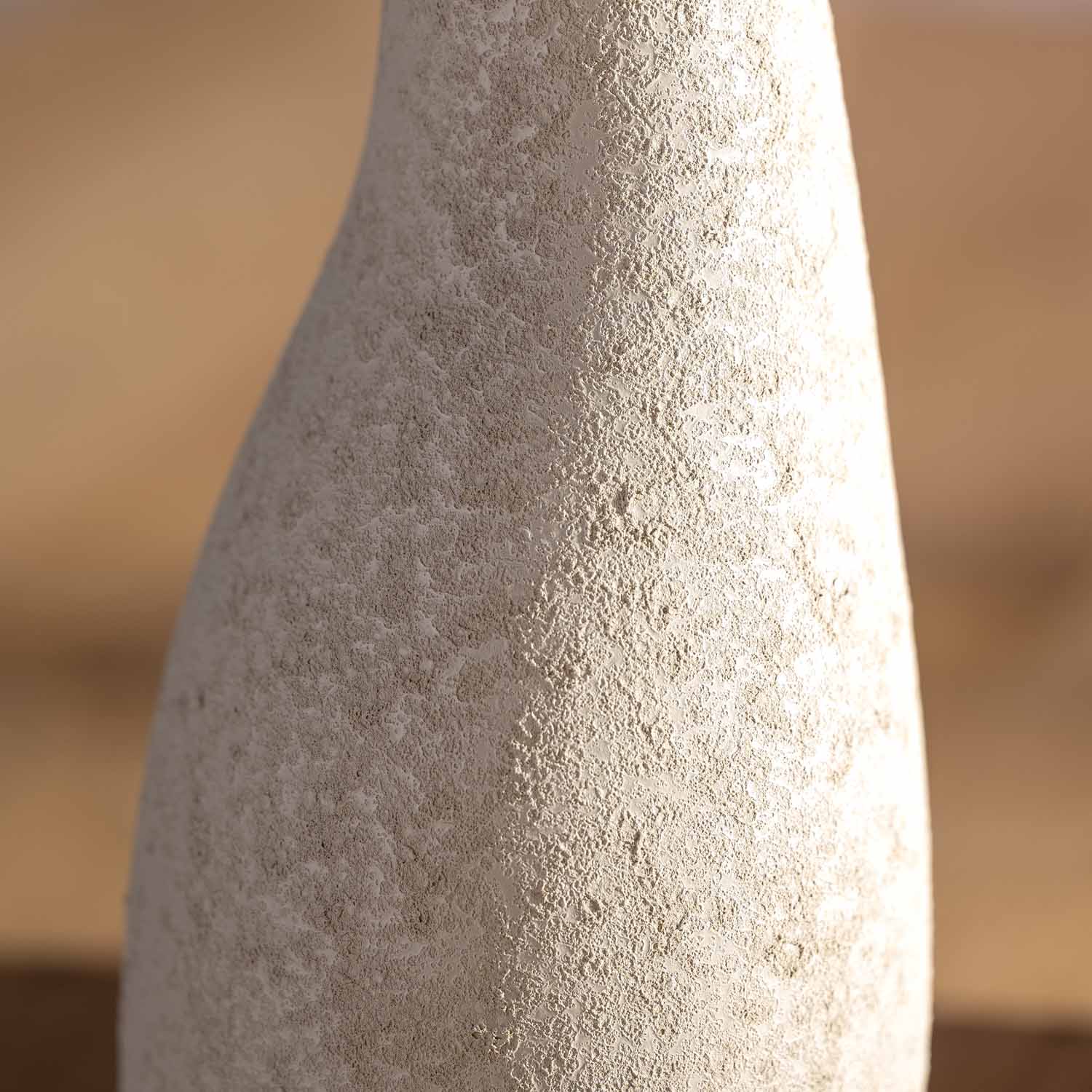 Keramikvase 40 weiß LUMINOSA