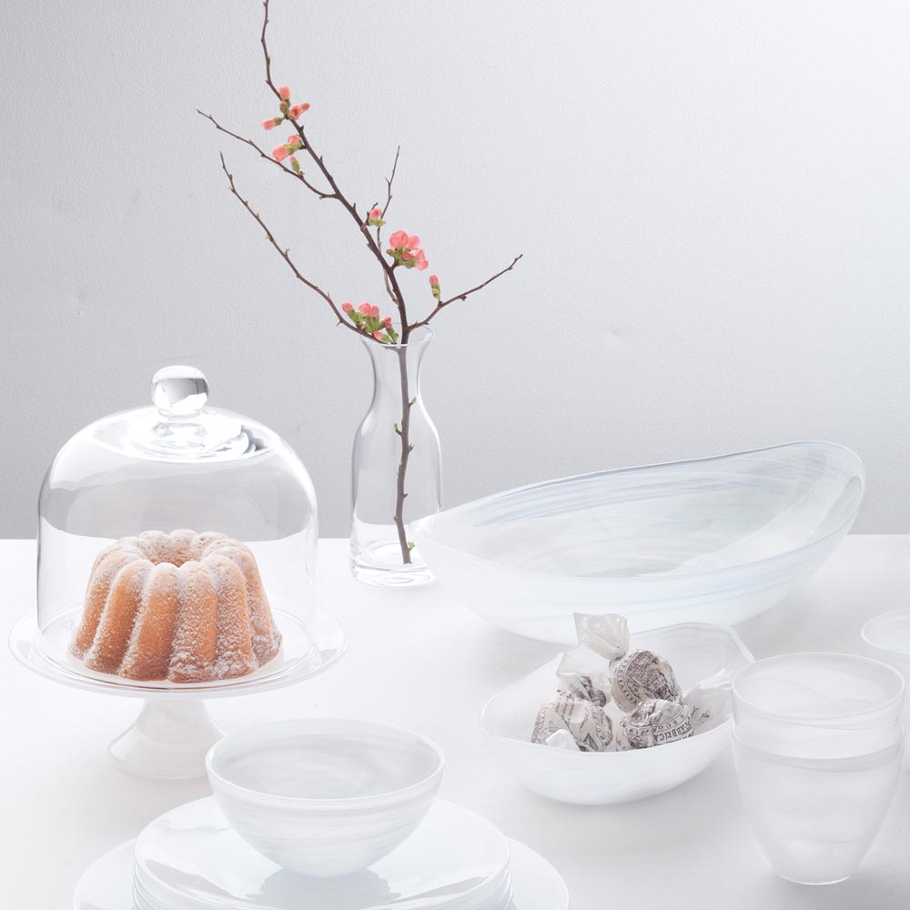 Platte ALABASTRO 31 cm weiß