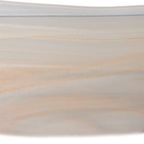 Schale ALABASTRO 22 cm beige oval