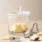 Leonardo 031305 Contenitore In Vetro Trasparente Con Coperchio, 20x18 Cm, Per Dolci E Biscotti In Cucina