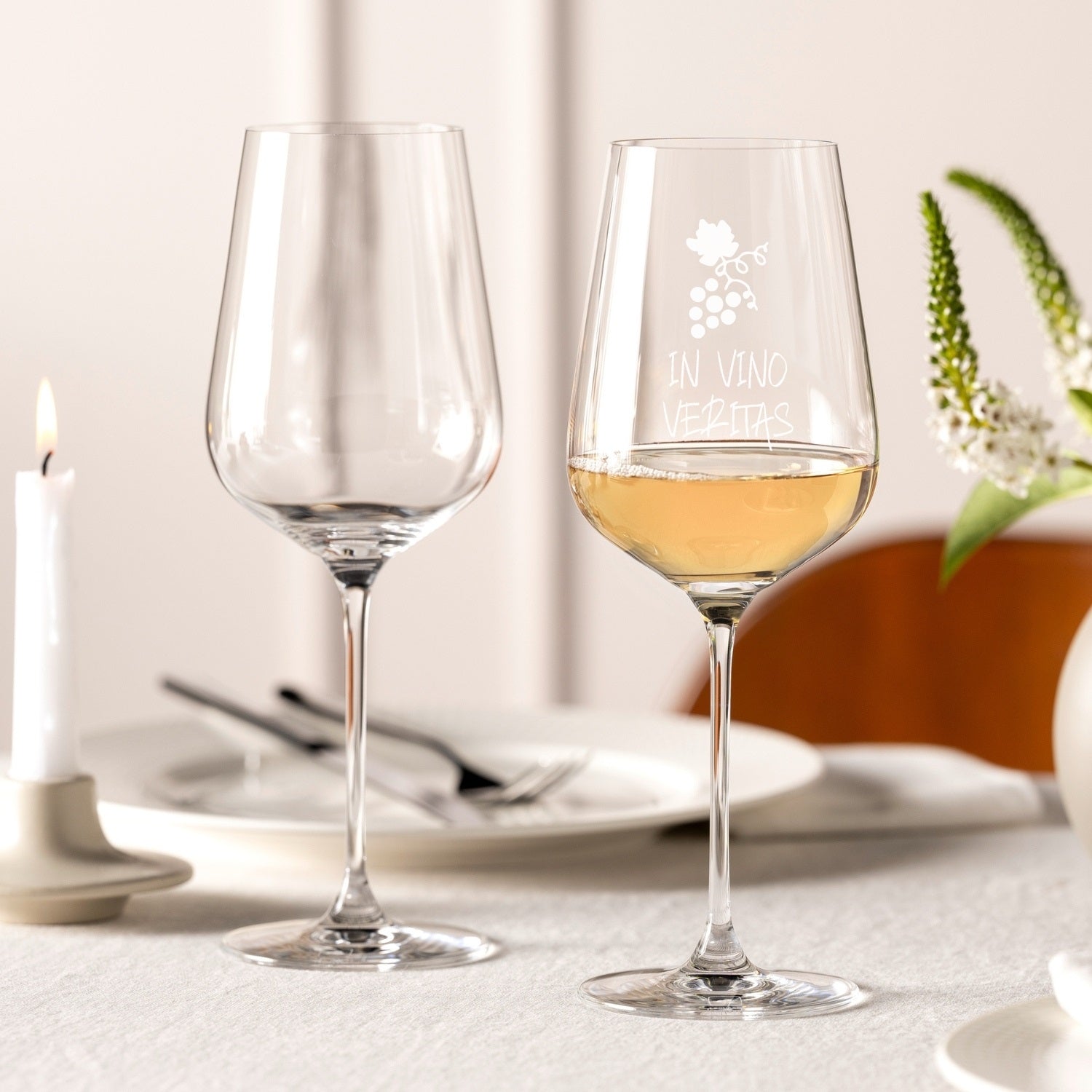 Weißweinglas BRUNELLI 580 ml mit persönlicher Gravur