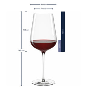 Rotweinglas BRUNELLI 740 ml mit persönlicher Gravur