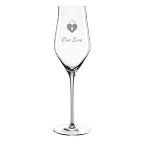 Champagnerglas BRUNELLI 340 ml mit persönlicher Gravur