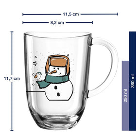 Tasse SILENZIO 380 ml Schneemann