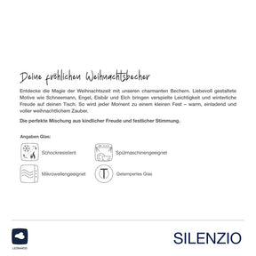 Tasse SILENZIO 380 ml Schneemann