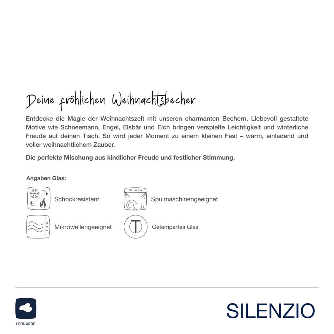 Tasse SILENZIO 380 ml Elch
