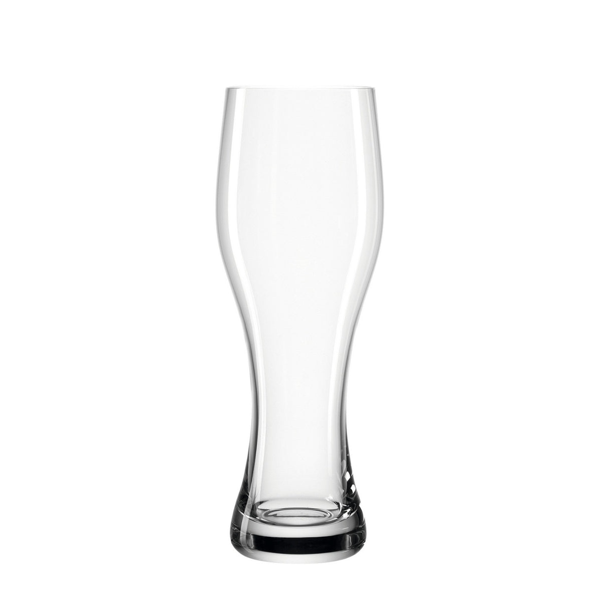 Weizenbierglas TAVERNA 500 ml, klares Glas, freigestellt vor weißem Hintergrund