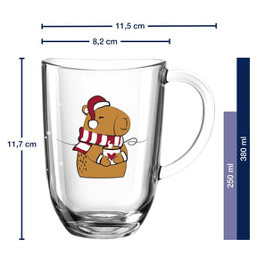 Massangaben zu Tasse RIPOSO 380 ml Capybara