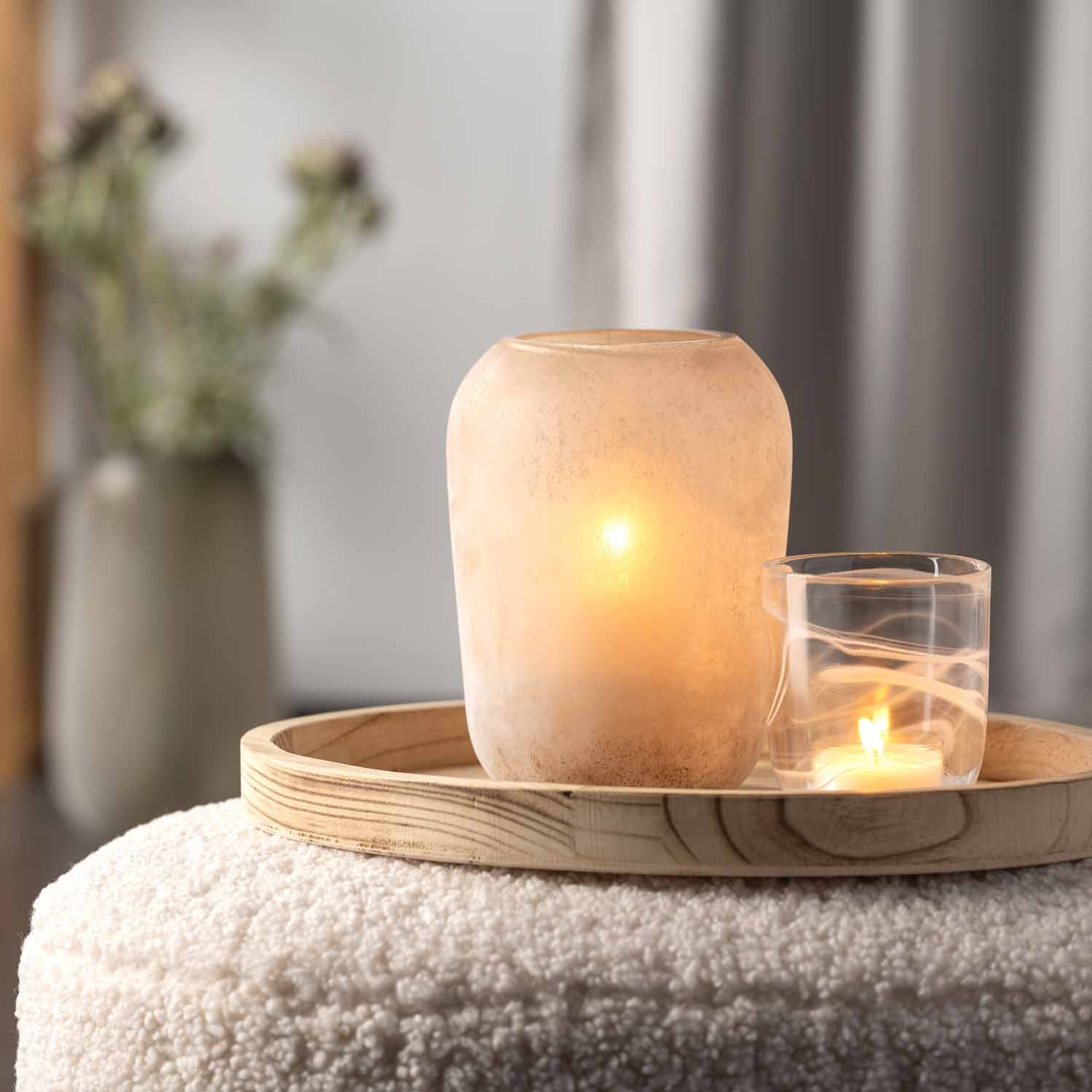 Vase TROGOLO 22 cm beige – LEONARDO