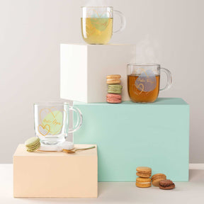 Tasse EMOZIONE 400 ml türkis 'Du bist wundervoll'