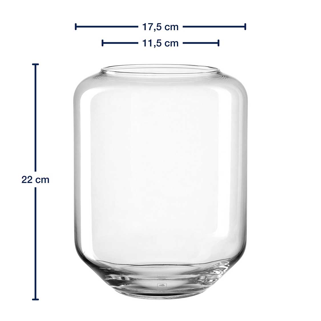 Windlicht MILANO 22 cm