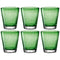 Trinkglas BURANO 330 ml grün 6er-Set