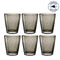 Trinkglas BURANO 330 ml dunkelgrau 6er-Set