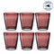Trinkglas BURANO 330 ml viola 6er-Set