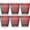 Trinkglas BURANO 330 ml viola 6er-Set