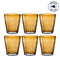 Trinkglas BURANO 330 ml amber 6er-Set