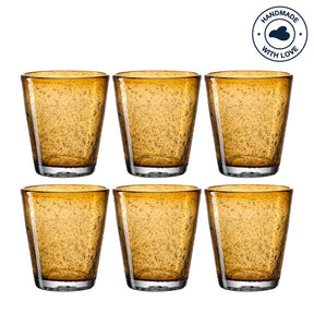 Trinkglas BURANO 330 ml amber 6er-Set