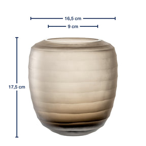 Vase BELLAGIO 18 cm beige