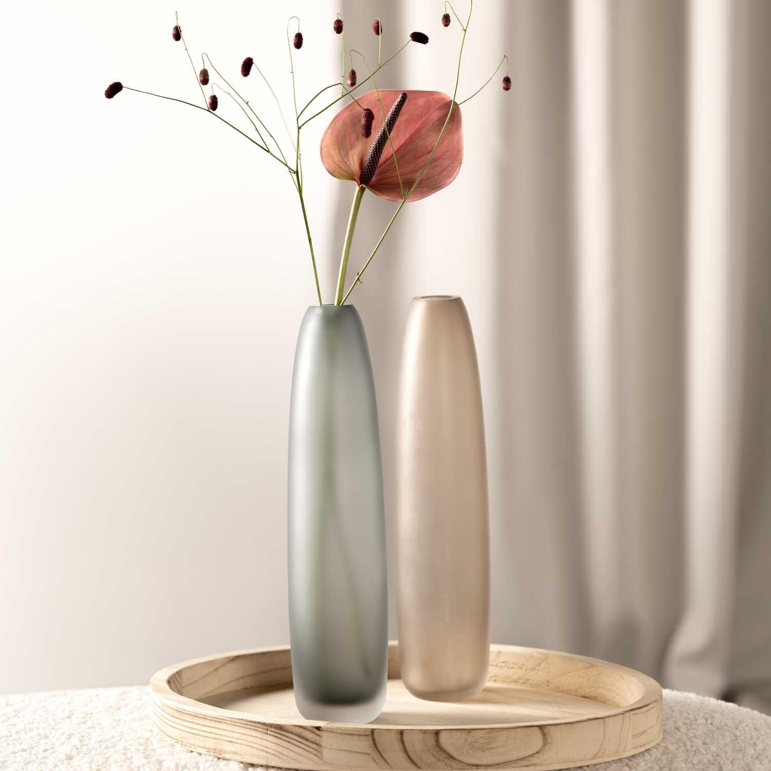 Bodenvase BELLAGIO 34 cm beige – LEONARDO
