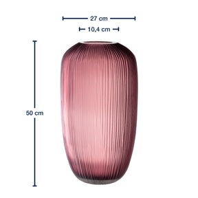 Bodenvase BELLAGIO 52 cm beere