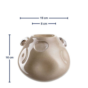 Vase HAZEL 16 cm beige