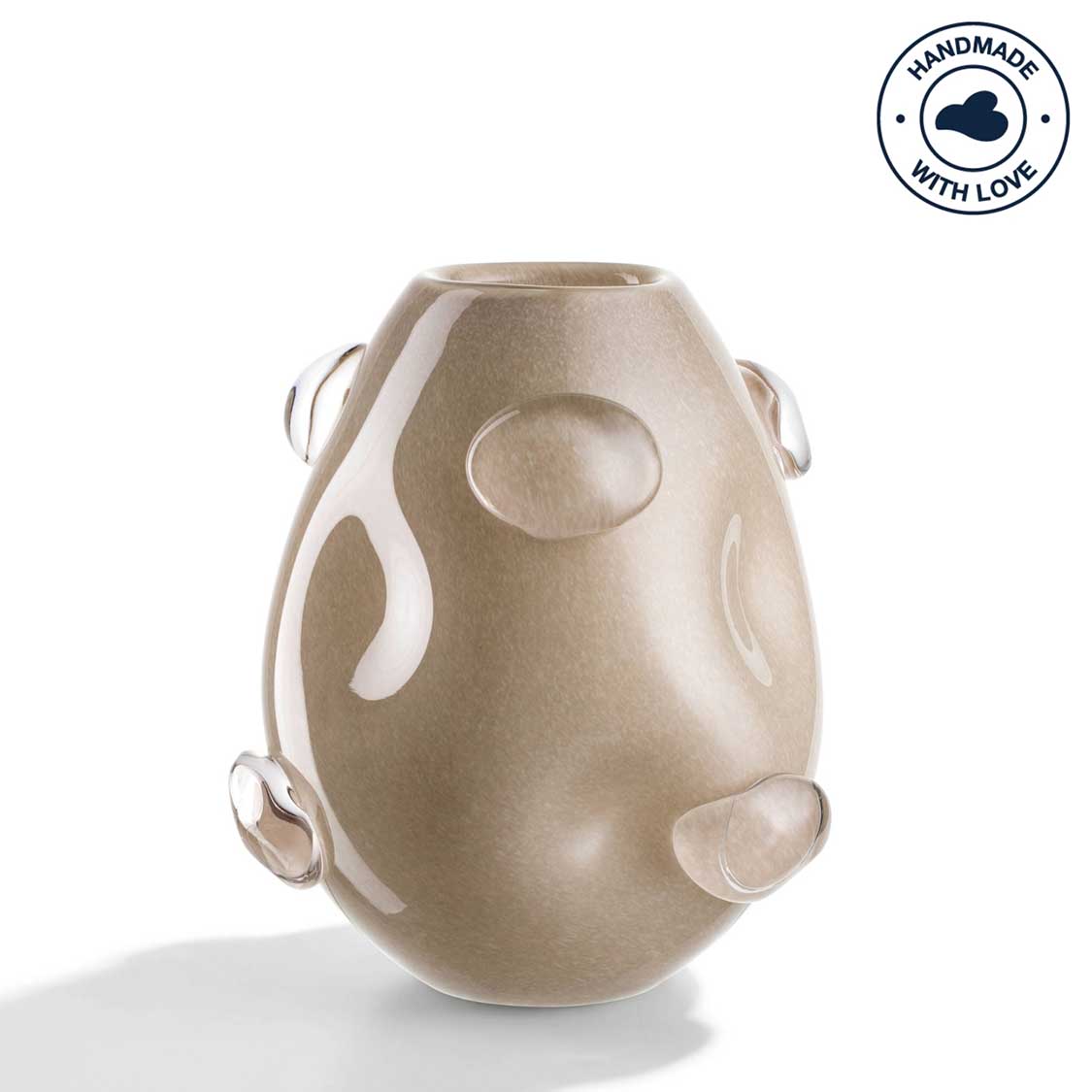 Vase HAZEL 25 cm beige